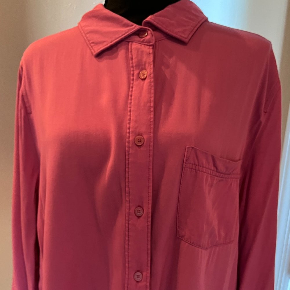 Pink Peck&Peck Tunic length Blouse size XL